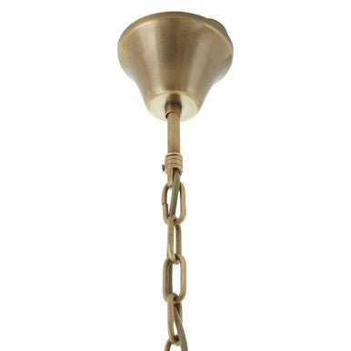 Brass Finish Orb Pendant Light | Hampstead