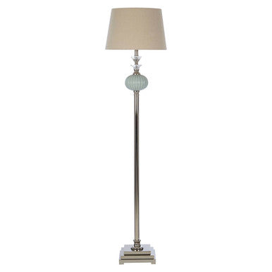 Floor Lamp with Linen Shade | Ulyana