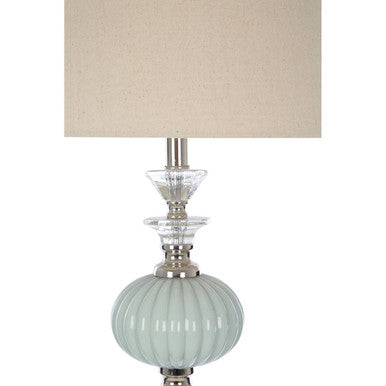 Floor Lamp with Linen Shade | Ulyana