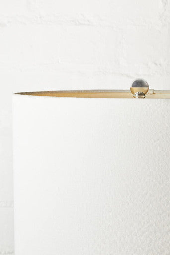 Glass Table Lamp with Cream Shade | Franklyn