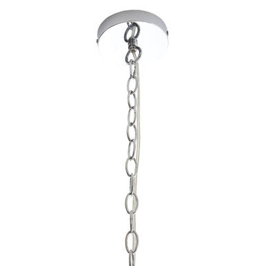 Small Chrome Plain Pendant Light | Lexington