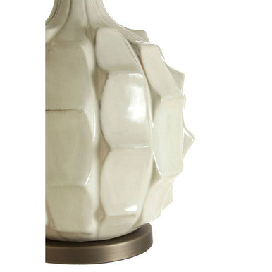 Table Lamp with Grey and Brown Shade | Usha