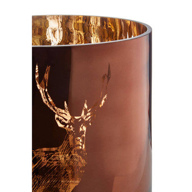 Large Brown Candle Holder | Stag