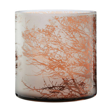 Medium Glass Hurricane Candle Holder | Branch