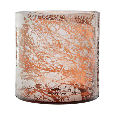 Large Glass Hurricane Candle Holder | Branch