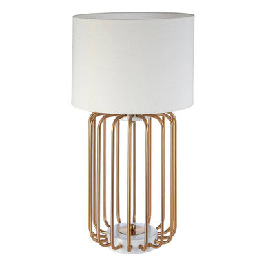 Gold Caged Table Lamp | Zora