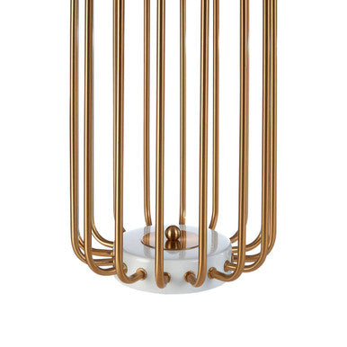 Gold Caged Table Lamp | Zora