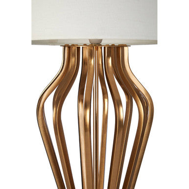 Gold and Black Angular Table Lamp | Zada