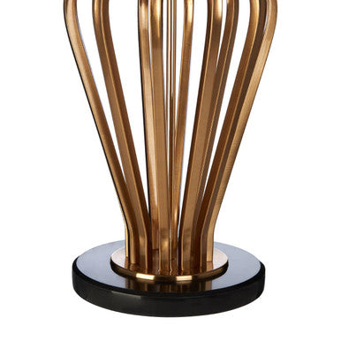 Gold and Black Angular Table Lamp | Zada
