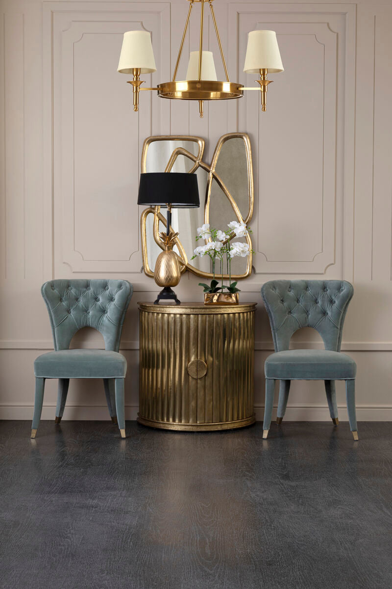 Copper Finish 3 Arm Chandelier | Zina