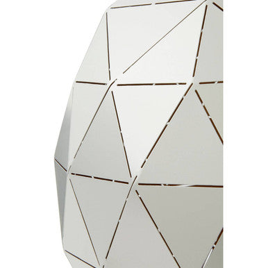 Small Silver Finish Pendant Light | Mateo