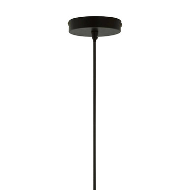 Medium Black and Copper Pendant Light | Mateo