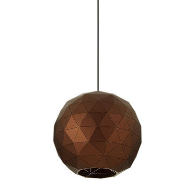 Medium Coffee Finish Pendant Light | Mateo