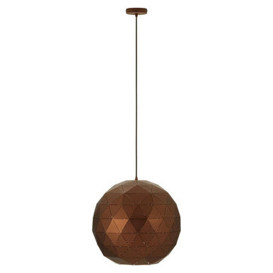 Medium Coffee Finish Pendant Light | Mateo