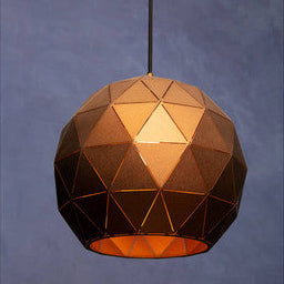 Medium Coffee Finish Pendant Light | Mateo