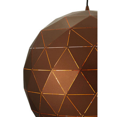 Medium Coffee Finish Pendant Light | Mateo