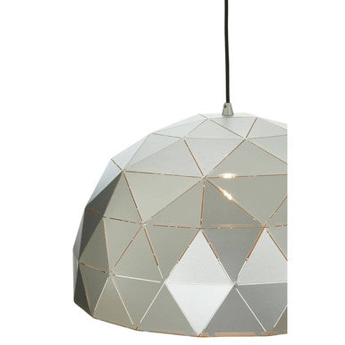 Medium Silver Dome Pendant Light | Mateo