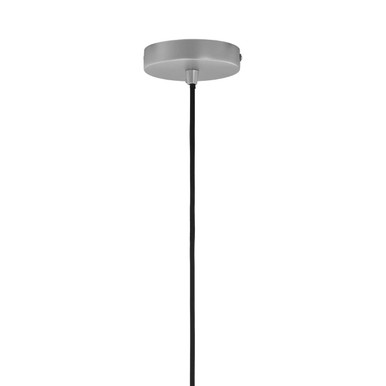 Medium Silver Dome Pendant Light | Mateo