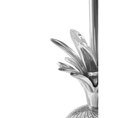 Nickel Finish Pineapple Table Lamp | Boho