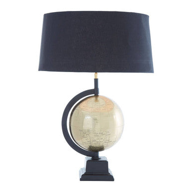 Globe Antique Brass Table Lamp