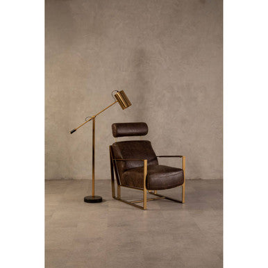 Gold Floor Lamp | Mano