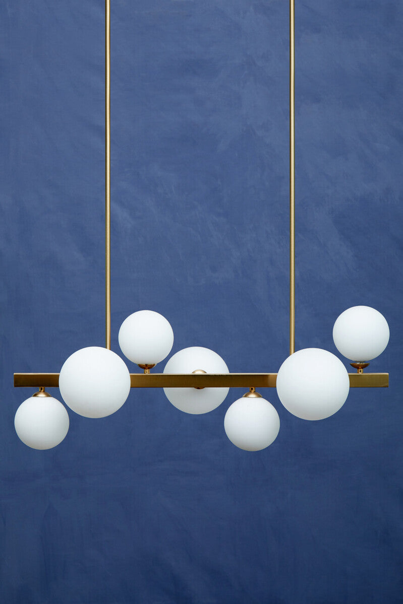 Bronze Finish 7 Light Statement Pendant Light | Abira