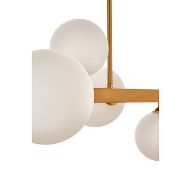 Bronze Finish 7 Light Statement Pendant Light | Abira