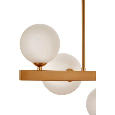 Bronze Finish 7 Light Statement Pendant Light | Abira