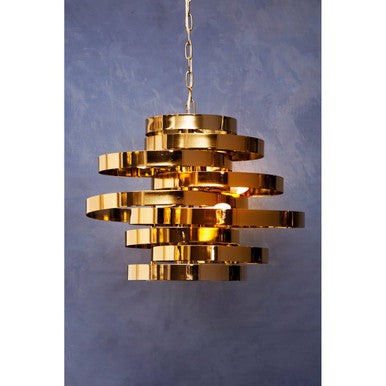 Alana Gold Finish 4 Bulb Pendant Light