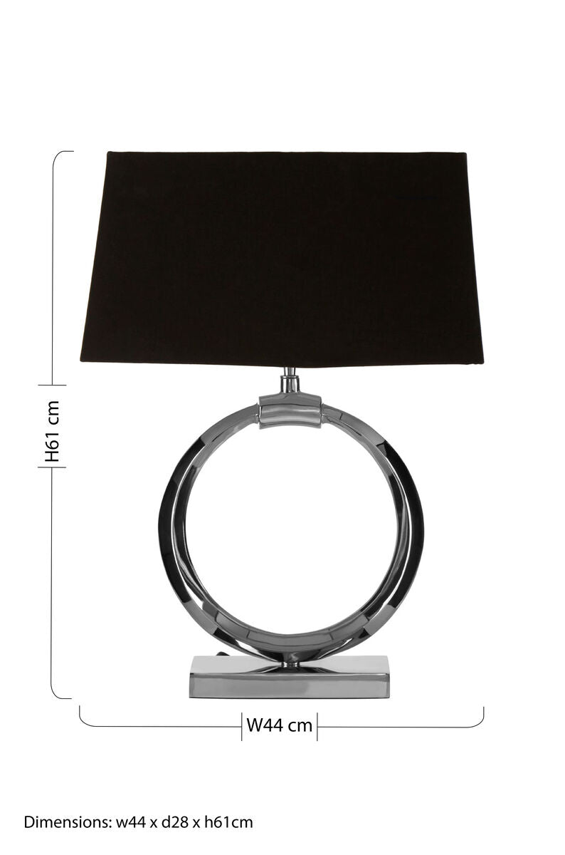 Table Lamp with Single Ring Base | Skye