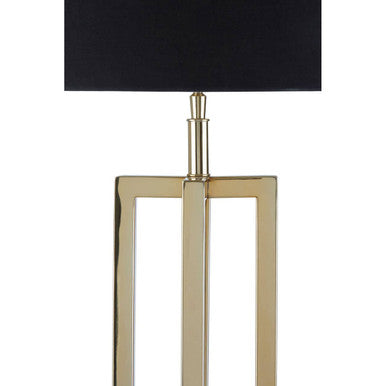 Gold Finish Rectangular Table Lamp | Skye