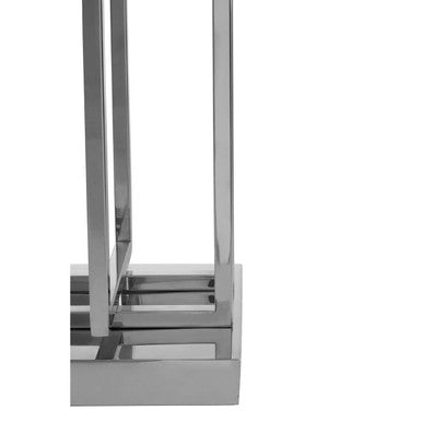 Nickel Finish Rectangular Floor Lamp | Skye