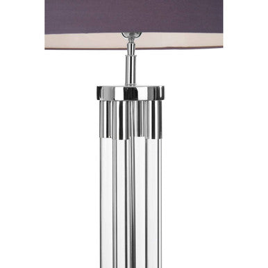 Tall Acrylic and Tubular Base Floor Lamp | Skye