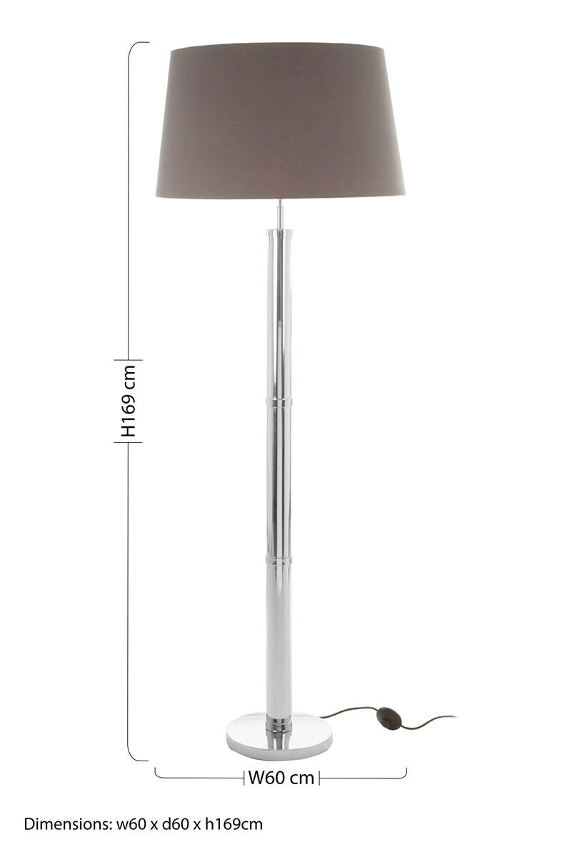 Tall Floor Lamp with Tubular Base | Skye