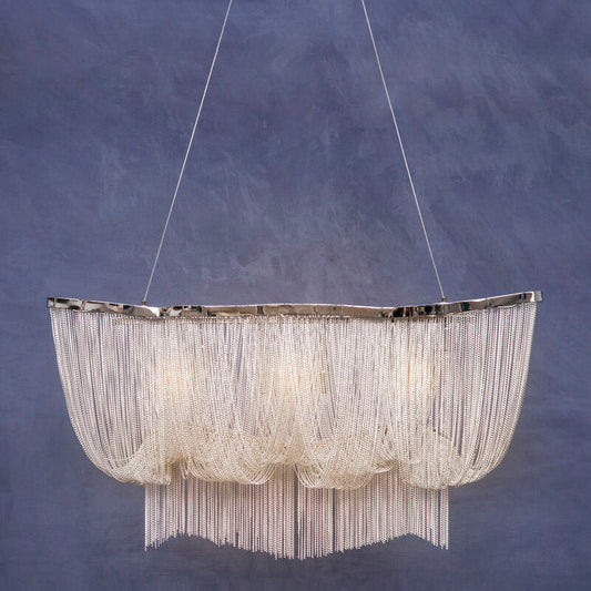 6 Light Chrome Pendant Light | Lerici