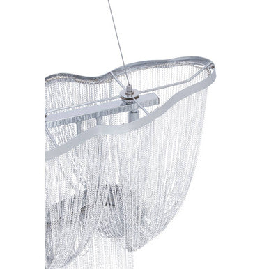 6 Light Chrome Pendant Light | Lerici