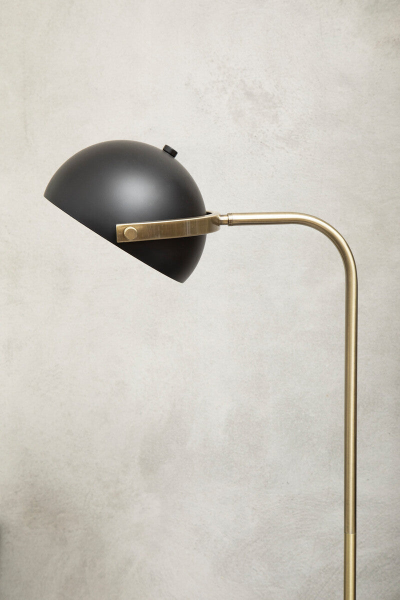 Floor Lamp with Black Shade | Murdoch