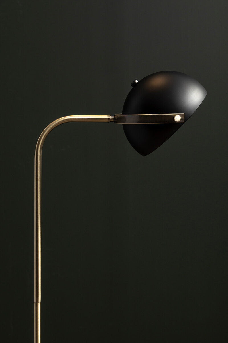 Floor Lamp with Black Shade | Murdoch