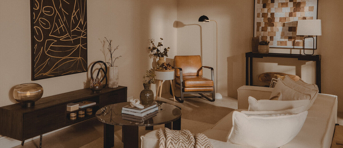 Floor Lamp with Black Shade | Murdoch