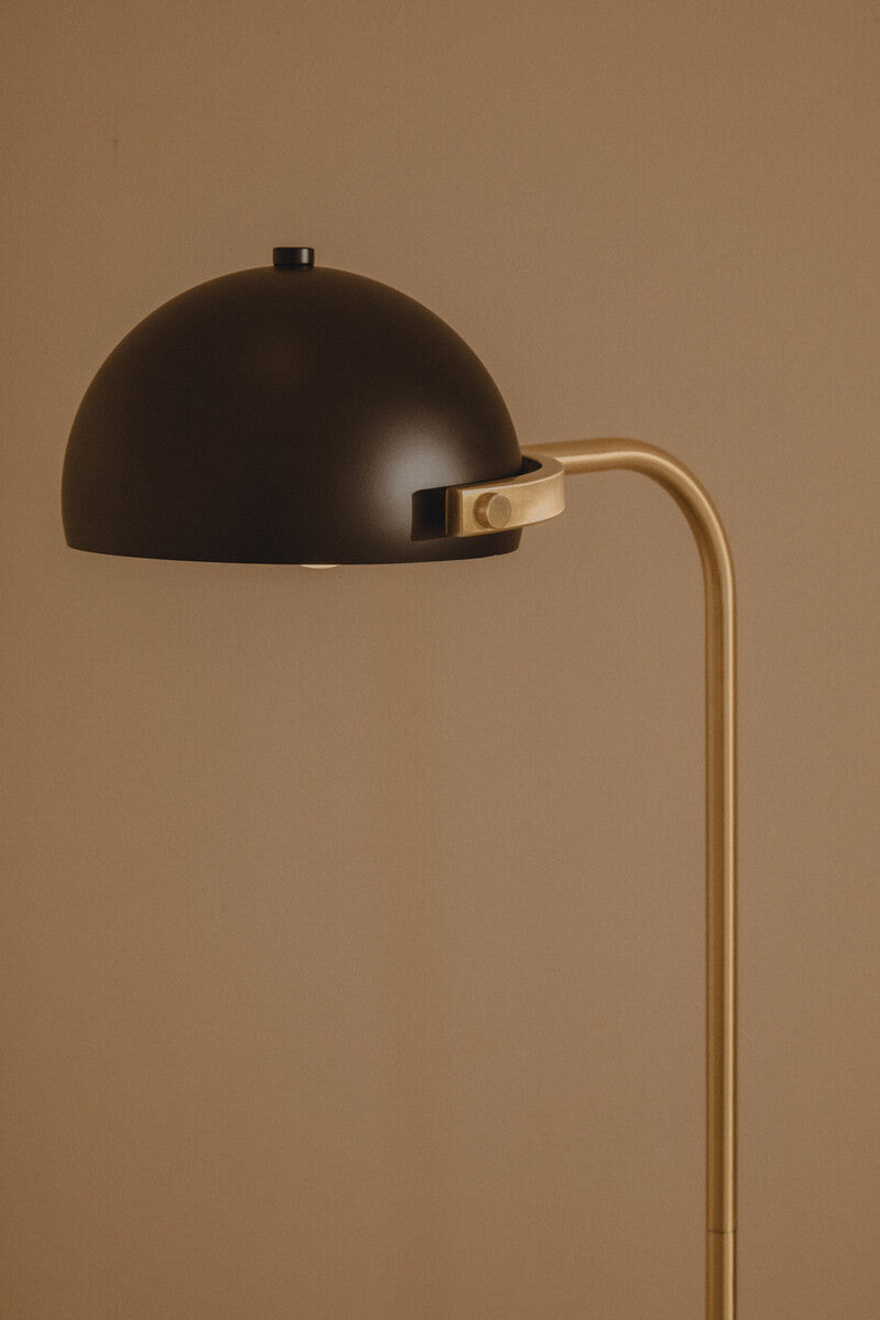 Floor Lamp with Black Shade | Murdoch
