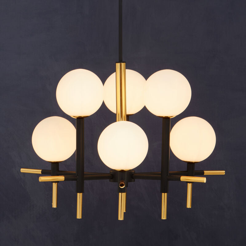 Six Bulb Pendant Light | Grosvenor