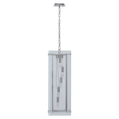 Five Bulb Glass Pendant Light | Claridge