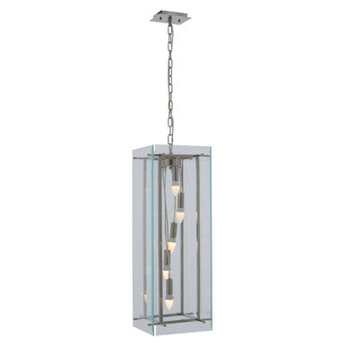 Five Bulb Glass Pendant Light | Claridge