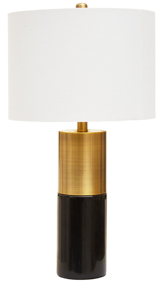 Black Marble and Gold Table Lamp | Edgar
