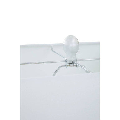 Gold Glass Table Lamp with Chrome Base | Eleri