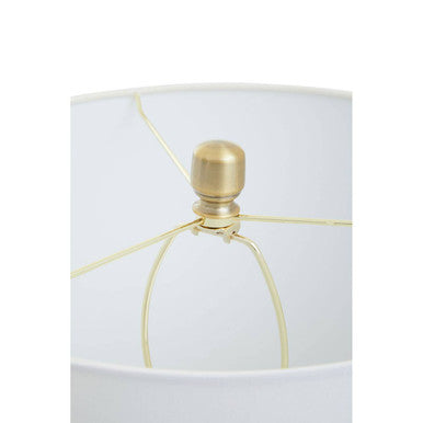 Black Marble and Brushed Gold Table Lamp | Elin