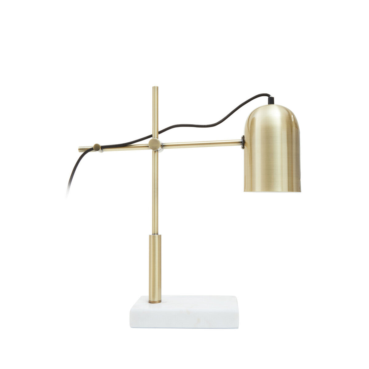 Gold and Marble Adjustable Desk Lamp | Equipoise