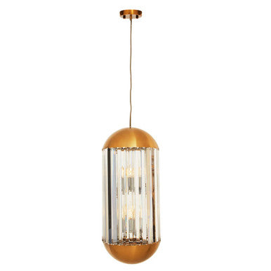 Bronze Finish 6 Bulb Pendant Light | Kensington Townhouse