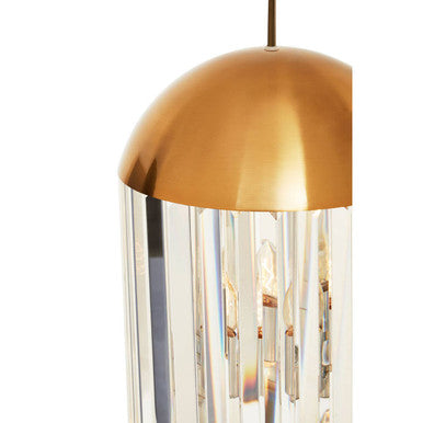 Bronze Finish 6 Bulb Pendant Light | Kensington Townhouse