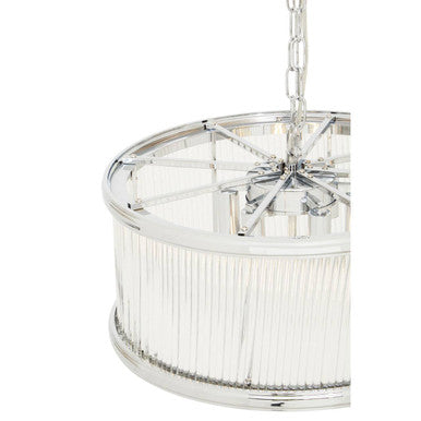 Nickel Pendant Light | Kensington Townhouse